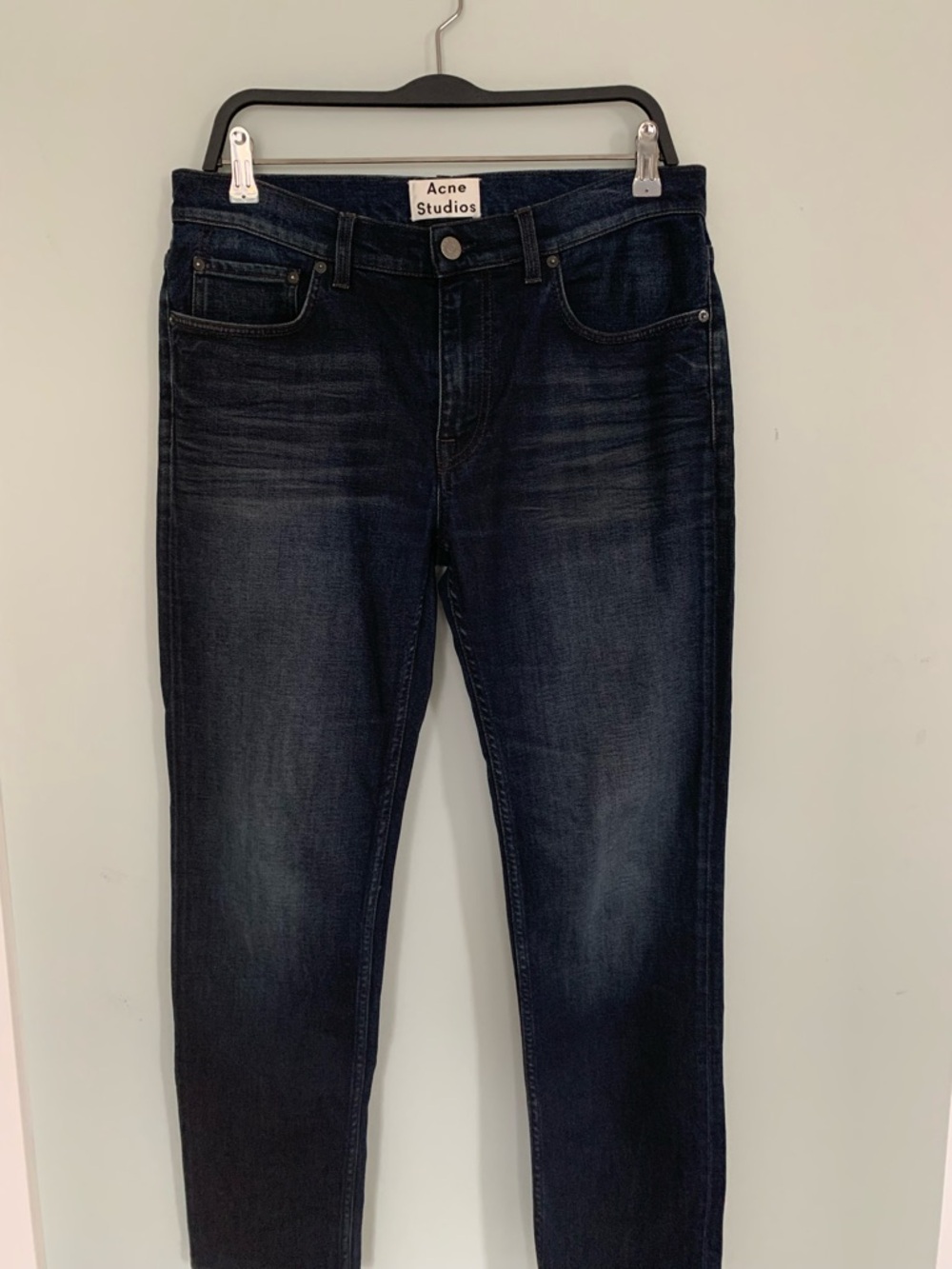 Acne Skinny Men’s Jeans in Dark Indigo